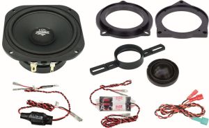 2 db-os dedikált hangszórókészlet, Audio rendszer, XFIT 80 BMW UNI EVO 2, 90 W RMS, 4 Ω, BMW-hez dedikált MAGAS