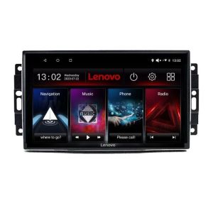 Navigatie Chrysler Jeep Lenovo Kit-202 8 core 6+128 GB Android Waze USB Navigatie Internet Youtube Radio v2