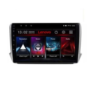 Navigatie Peugeot 208/2008 Lenovo Kit-PSA 8 core 6+128 GB Android Waze USB Navigatie Internet Youtube Radio