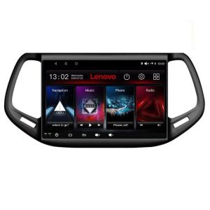 Navigatie Jeep Compass 2017 Lenovo Kit-739 8 core QLED 2K 4+64 360 Android Waze USB Navigatie Internet Youtube Radio