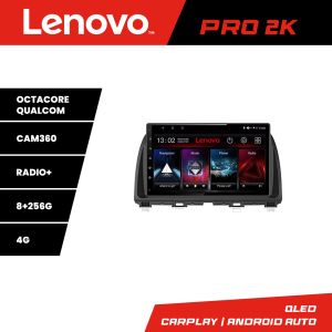 Navigatie Mazda CX-5 2012-2016 Lenovo Kit-212  cu Android Internet Bluetooth Radio GPS WIFI 8 core QLED 2K 8+256 360GB