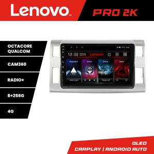 Navigáció Toyota Estima 2006-2013 között Android rádió gps internet 8 magos QLED 2K 8+256 360 Lenovo