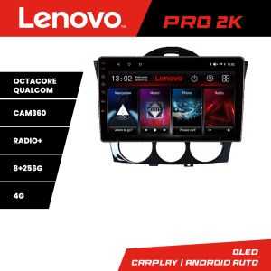 Navigáció Mazda RX8 2008-2011 Android rádió gps internet 8 magos QLED 2K 8+256 360 Lenovo