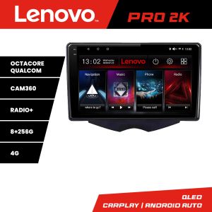 Navigatie Hyundai Veloster Android radio gps internet 8 core QLED 2K 8+256 360 Lenovo