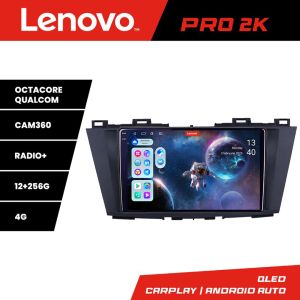 Navigatie Mazda 5 2010-2017 Lenovo Kit-117 8 core QLED 2K 12+256 360 Android Waze USB Navigatie Internet Youtube Radio
