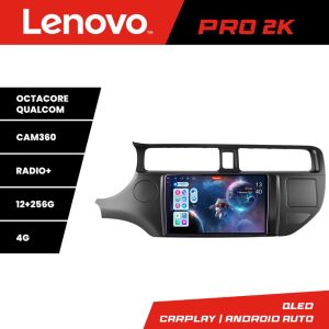 Navigatie Kia Rio 2011-2013 Lenovo Kit-204 8 core QLED 2K 12+256 360 Android Waze USB Navigatie Internet Youtube Radio v1