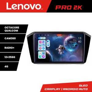 Navigatie VW Passat 2015- Lenovo Kit-518 8 core QLED 2K 12+256 360 Android Waze USB Navigatie Internet Youtube Radio