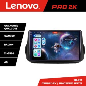 Navigatie Peugeot Bipper, Citroen Nemo, Fiat Qubo 2008-2017 Android radio gps internet 8 core QLED 2K 12+256 360 Lenovo v1