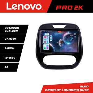 Navigatie Renault Captur 2013-2020 Android radio gps internet 8 core QLED 2K 12+256 360 Lenovo