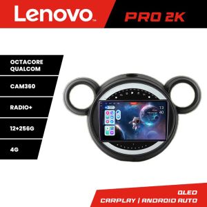 Navigatie Mini 2011-2015 cu sistem CIC 8 core QLED 2K 12+256 360 Android Waze USB Navigatie Internet Youtube Radio Lenovo