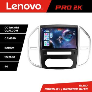 Navigatie Mercedes Vito w447 2016- Android radio gps internet 8 core QLED 2K 12+256 360 Lenovo