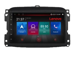 Navigatie Fiat 500 2015-2021 Lenovo Kit-500new 8 core QLED Qualcomm 4+64 360 Android Waze USB Navigatie Internet Youtube Radio