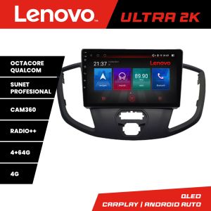 Navigáció Ford Transit V363 2015-2021 Android rádió gps internet 8 magos QLED Qualcomm 4+64 360 Lenovo