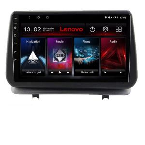 NavigatieRenault Clio 3 2005-2013 Lenovo Kit-Clio3 8 core QLED 2K 8+256 360 Android Waze USB Navigatie Internet Youtube Radio
