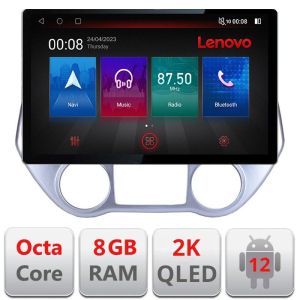 Navigatie Hyundai I20 2011-2014 manual si automat, Ecran 2K QLED 13",Octacore,8Gb RAM,128Gb Hdd,4G,360,DSP,Carplay,Bluetooth