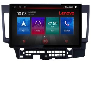 Navigáció Mitsubishi Lancer N-037 képernyő 13" 2K 8+128 Android Waze USB navigáció 4G 360 Toslink Youtube Rádió KI