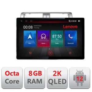 Navigatie Toyota Landcruiser J150 Prado 2014-2017 N-065 ecran 13" 2K 8+128 Android Waze USB Navigatie 4G 360 To