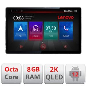 Navigatie BMW Seria 3 E90 N-095 ecran 13" 2K 8+128 Android Waze USB Navigatie 4G 360 Toslink Youtube Radio KIT-