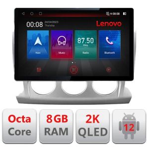 Navigatie Ford Focus 2 Manual N-140-manual ecran 13" 2K 8+128 Android Waze USB Navigatie 4G 360 Toslink Youtube