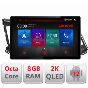 Navigatie Hyundai Elantra 2018- N-1581 ecran 13" 2K 8+128 Android Waze USB Navigatie 4G 360 Toslink Youtube Rad