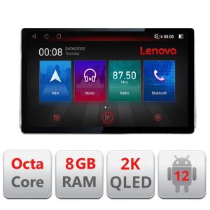 Navigatie Toyota Estima 2006-2013 ecran 13" 2K 8+128 Android Waze USB Navigatie 4G 360 Toslink Youtube Radio K