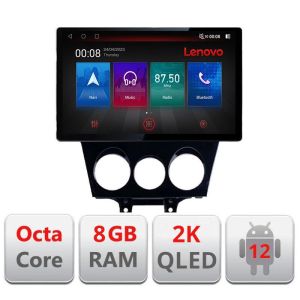 Navigatie Mazda RX8 2003-2008 ecran 13" 2K 8+128 Android Waze USB Navigatie 4G 360 Toslink Youtube Radio kit-rx