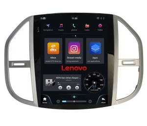 Navigatie Mercedes Vito 2016- tip tesla radio gps internet Qualcomm 8X 8+128 360 4G carplay android auto  kit-tesla-068+ULTRA-9.7-8+128