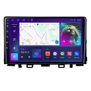 Navigáció Kia Stonic 2016-2020 Android QLED képernyő octa core 4+64 Carplay android auto KIT-stonic+EDT-E309V3