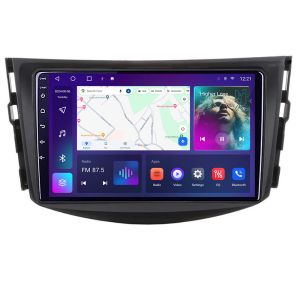 Toyota RAV4 B-018 navigáció Android képernyő QLED octa core 4+64 carplay android auto KIT-018+EDT-E309V3