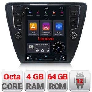 Navigatie Skoda Octavia 3,Qled 9.7",,Qualcomm 8X 8+128 360 4G Hdd,4G,DSP,Carplay,Bluetooth