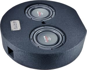 Subwoofer pasiv cu incinta, Audio System, 350 w RMS, 550 w MAX, difuzor 2 x 08", roata de rezerva