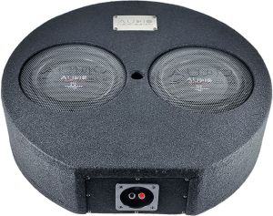 Subwoofer pasiv cu incinta, Audio System, 350 w RMS, 550 w MAX, difuzor 2 x 08", roata de rezerva