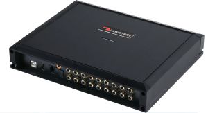 Nakamichi NDSR366A DSP erősítő, 12 erősített csatorna, 16 x előerősítő kimenet, Bluetooth, összesen 1280 W maximum