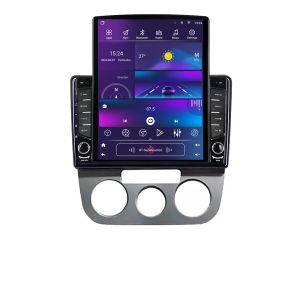 Navigatie VW Golf 5 2004-2010 clima manuala Android radio gps internet quad core 2+32 ecran vertical 9.7" KIT-golf5-manual+EDT-E708