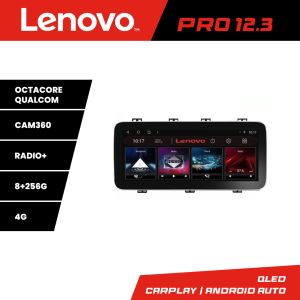 Navigatie Toyota Auris 2013-2017 Lenovo PRO 8+256 12.3 inch qled android 4G DSP gps internet  Kit-auris15+kit-toyota-universal