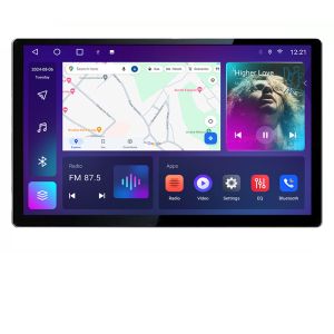 Navigáció Toyota Auris 2013-2017 Edotec 4+32 2K 13 hüvelykes qled android 4G DSP gps internet Kit-auris15+kit-toyota-univerzális