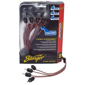 5.2m Cablu RCA coaxial 4 canale, fir rasucit, tata-tata 