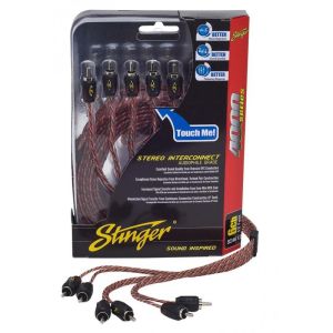 6.1m Cablu RCA coaxial 6 canale, fir rasucit, tata-tata 