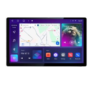 Dedikált navigáció Peugeot 308 2013-2017 N-308 Edonav képernyő 13" 2K 4+32 Android Waze USB navigáció 4G 360 Toslink Youtube Rádiók