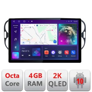 Navigatie dedicata VW Tiguan si Golf Plus 2012-2016 Edonav ecran 13" 2K 4+32 Android Waze USB Navigatie 4G 360 Toslink Youtube Radio KIT-4