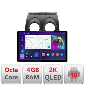Navigatie dedicata Nissan Qashqai N-499 Edonav ecran 13" 2K 4+32 Android Waze USB Navigatie 4G 360 Toslink Youtube Radio KIT-4