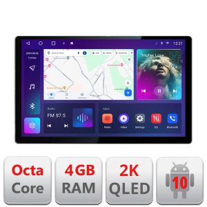 Navigatie dedicata Honda Civic 2016-2020 Edonav ecran 13" 2K 4+32 Android Waze USB Navigatie 4G 360 Toslink Youtube Radio KIT-