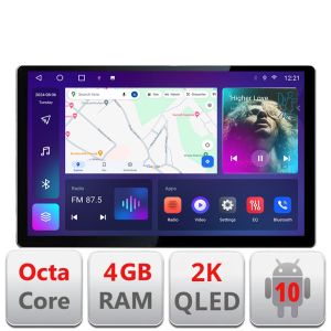 Dedikált navigáció Toyota Avensis 2003-2008 N-avensis03 Edonav képernyő 13" 2K 4+32 Android Waze USB Navigáció 4G 360 Toslink You