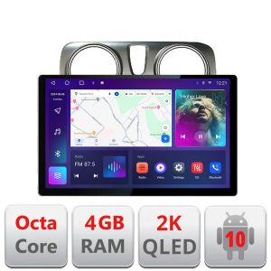 Navigatie dedicata Dacia Dokker Edonav ecran 13" 2K 4+32 Android Waze USB Navigatie 4G 360 Toslink Youtube Radio kit-