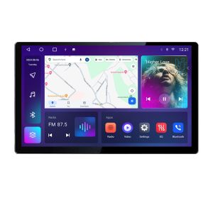 Navigatie dedicata DODGE RAM 2019- Edonav ecran 13" 2K 4+32 Android Waze USB Navigatie 4G 360 Toslink Youtube Radio kit-RAM201