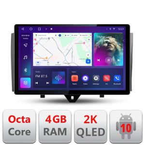 Dedikált navigáció Smart For Two 2010-2015 N-Smart10 Edonav képernyő 13" 2K 4+32 Android Waze USB navigáció 4G 360 Toslink Youtube