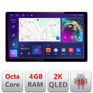 Navigatie dedicata VW Passat 2009-2014 N-267 Edonav ecran 13" 2K 4+32 Android Waze USB Navigatie 4G 360 Toslink Youtube Radio