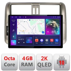 Navigatie dedicata Toyota Prado 2010-2013 N-347 Edonav ecran 13" 2K 4+32 Android Waze USB Navigatie 4G 360 Toslink Youtube Rad