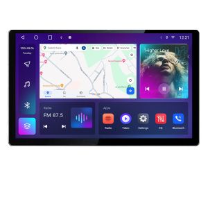 Navigatie dedicata Toyota Auris 2017- N-AURIS  Edonav ecran 13" 2K 4+32 Android Waze USB Navigatie 4G 360 Toslink Youtube Radi