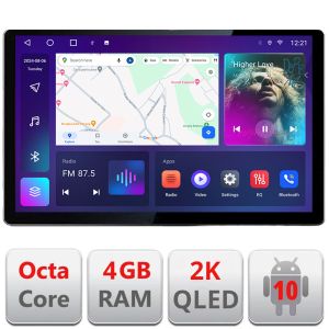 Navigatie dedicata Toyota Camry 2021- N-camry2021 Edonav ecran 13" 2K 4+32 Android Waze USB Navigatie 4G 360 Toslink Youtube R